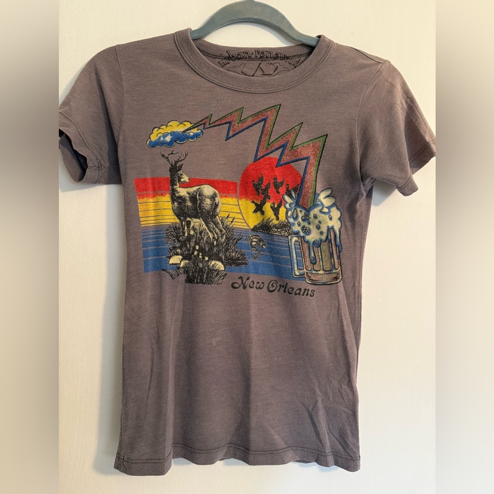 Urban Outfitters Urban Renewal Womens New Orleans Graphic Tee Size Small 2000s